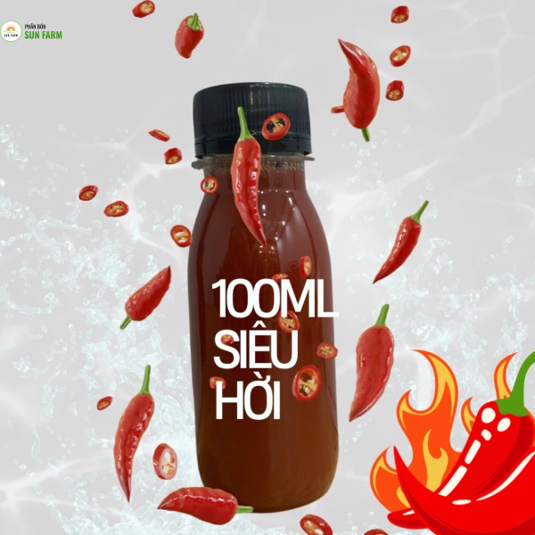 Chai chiết 100ml dịch chiết từ dầu neem, tỏi ớt