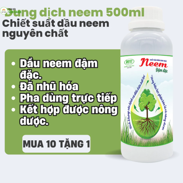 Dung dịch bám dính neem Điền Trang 500 ml
