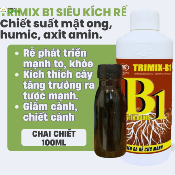 Chai chiết kích rễ B1 100ml kích rễ cực mạnh bổ sung humic vitamin b1