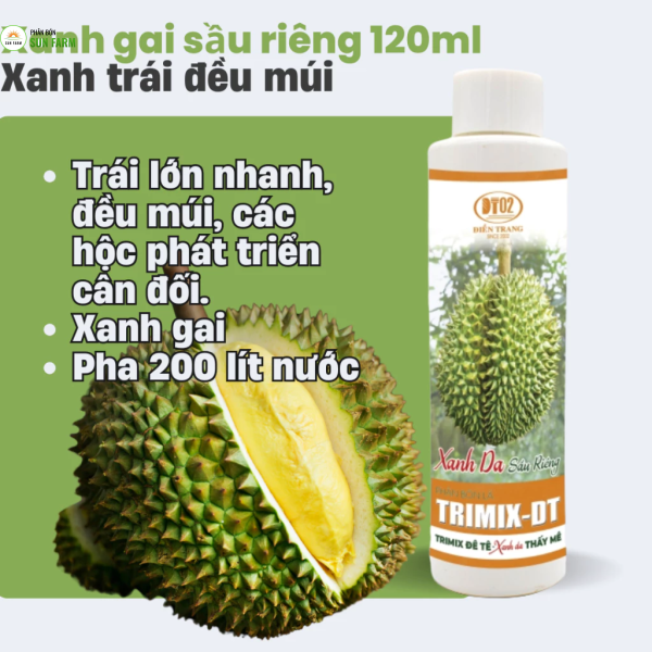 [Xanh gai sầu riêng]PHÂN BÓN LÁ TRIMIX-DT XANH DA SẦU RIÊNG 120ML