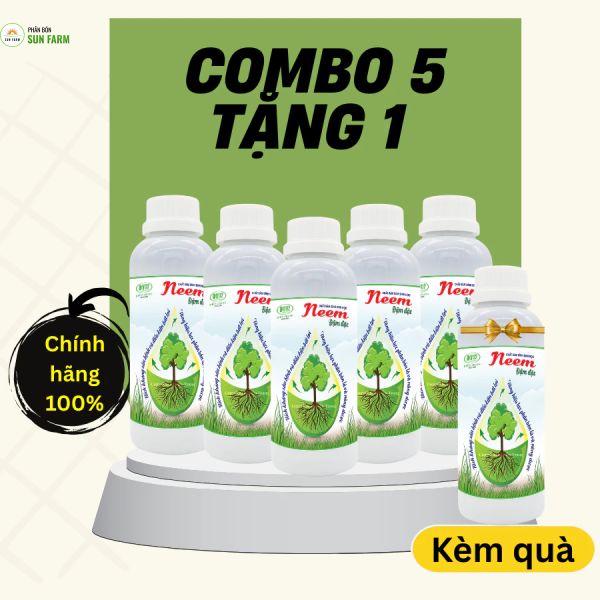 Combo 5 tặng 1 Bám dính Neem Điền Trang 500ml