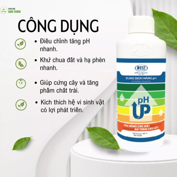 Dung dịch nâng PH hồ cá đất 500ml
