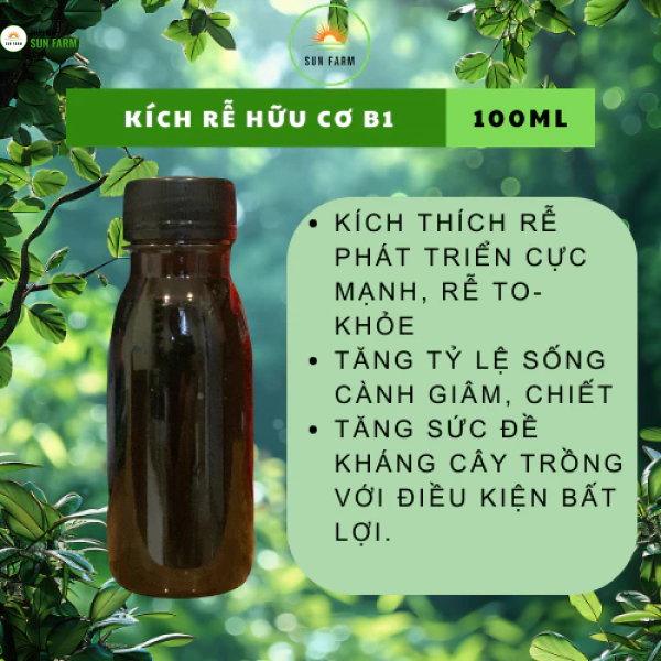 Chai chiết kích rễ B1 100ml kích rễ cực mạnh bổ sung humic vitamin b1