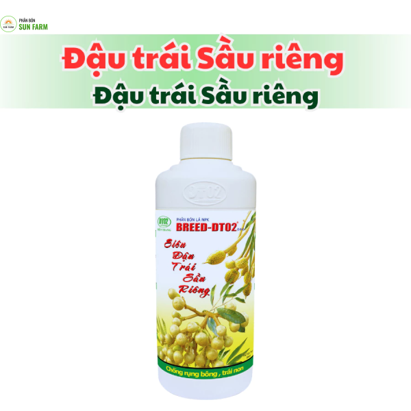 [Mua 5 tặng 1] Siêu đậu trái Sầu riêng Breed 500ml pha 500 lít nước chống nghẹn bông sửa múi hộc đều
