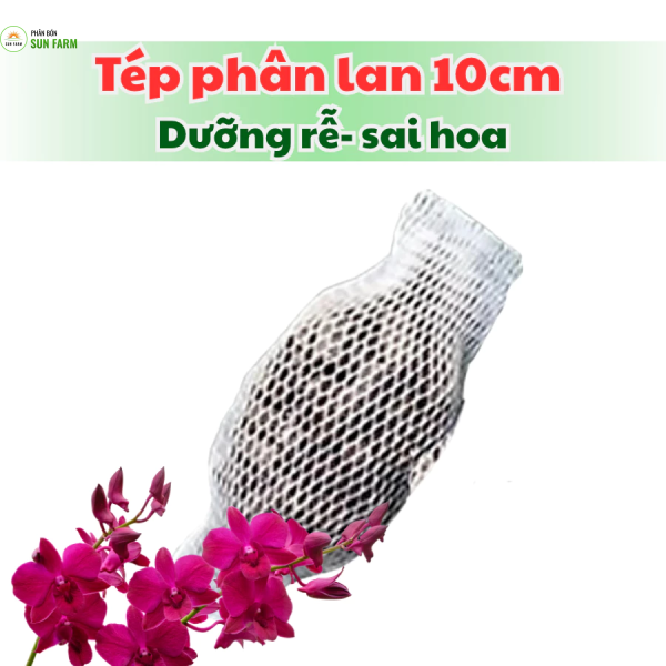 [Túi lan sai hoa]Phân Bón Lan Sunfarm, 1 Tép, Túi Lưới, Tan Chậm, Dưỡng Lan Ra Rễ, Xanh Tốt, Dùng Tốt Cho Sen Đá, Kiểng