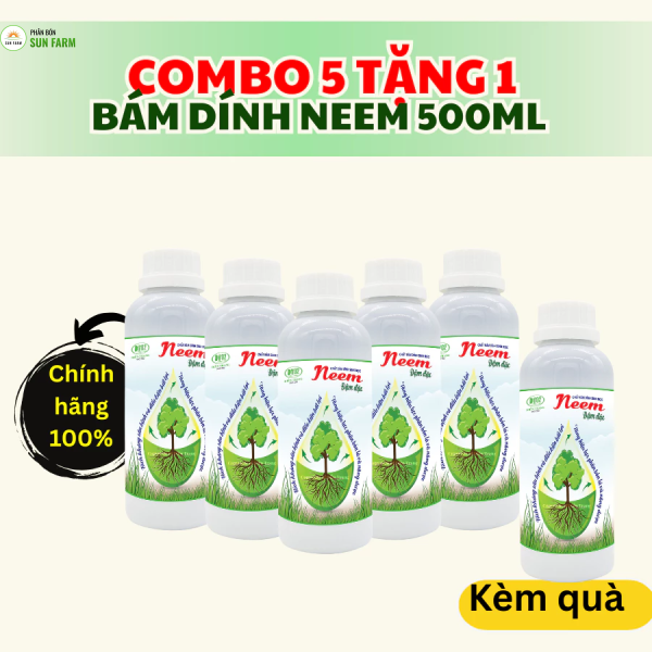 Combo 5 tặng 1 Bám dính Neem Điền Trang 500ml