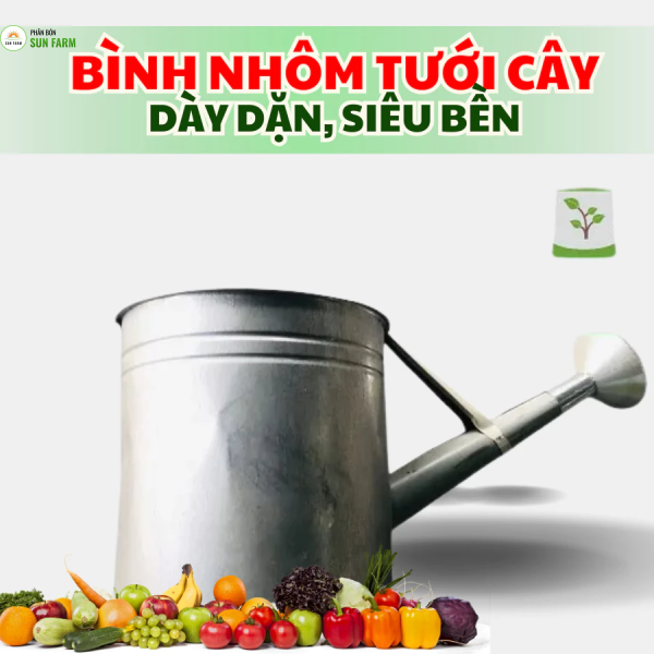 Thùng nhôm vòi sen tưới cây 10 lít